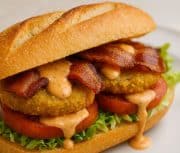 Fried Green Creole Tomato BLT with Robért's Remoulade Sauce