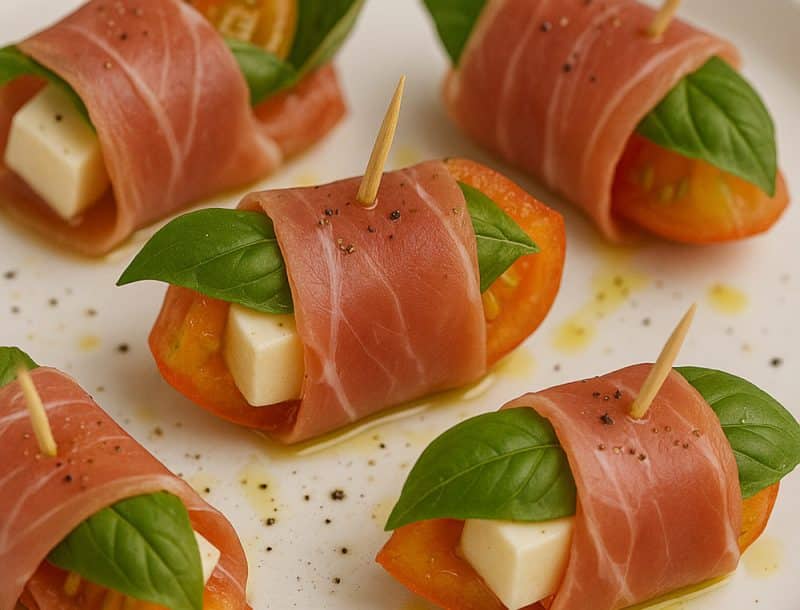 Prosciutto-Wrapped Creole Tomatoes